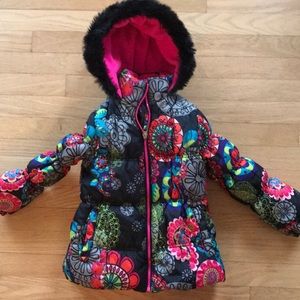 Girls Hawke brand puffer coat